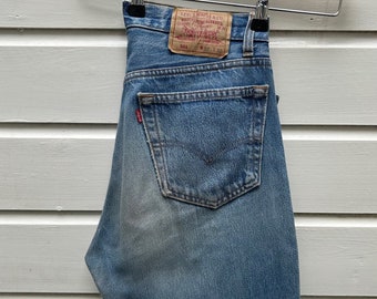 Vintage des années 90 : jean Levi's 501 - bleu - fabriqué aux États-Unis (32 x 32)