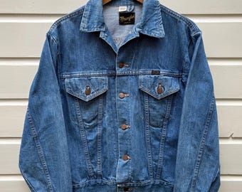 Vintage 60s: Rare Wrangler Blue Bell 124MJ White Denim Jacket