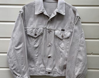 Vintage 90s: Lee 101-J Westerner Cotton Jacket - Beige (XS) - Etsy