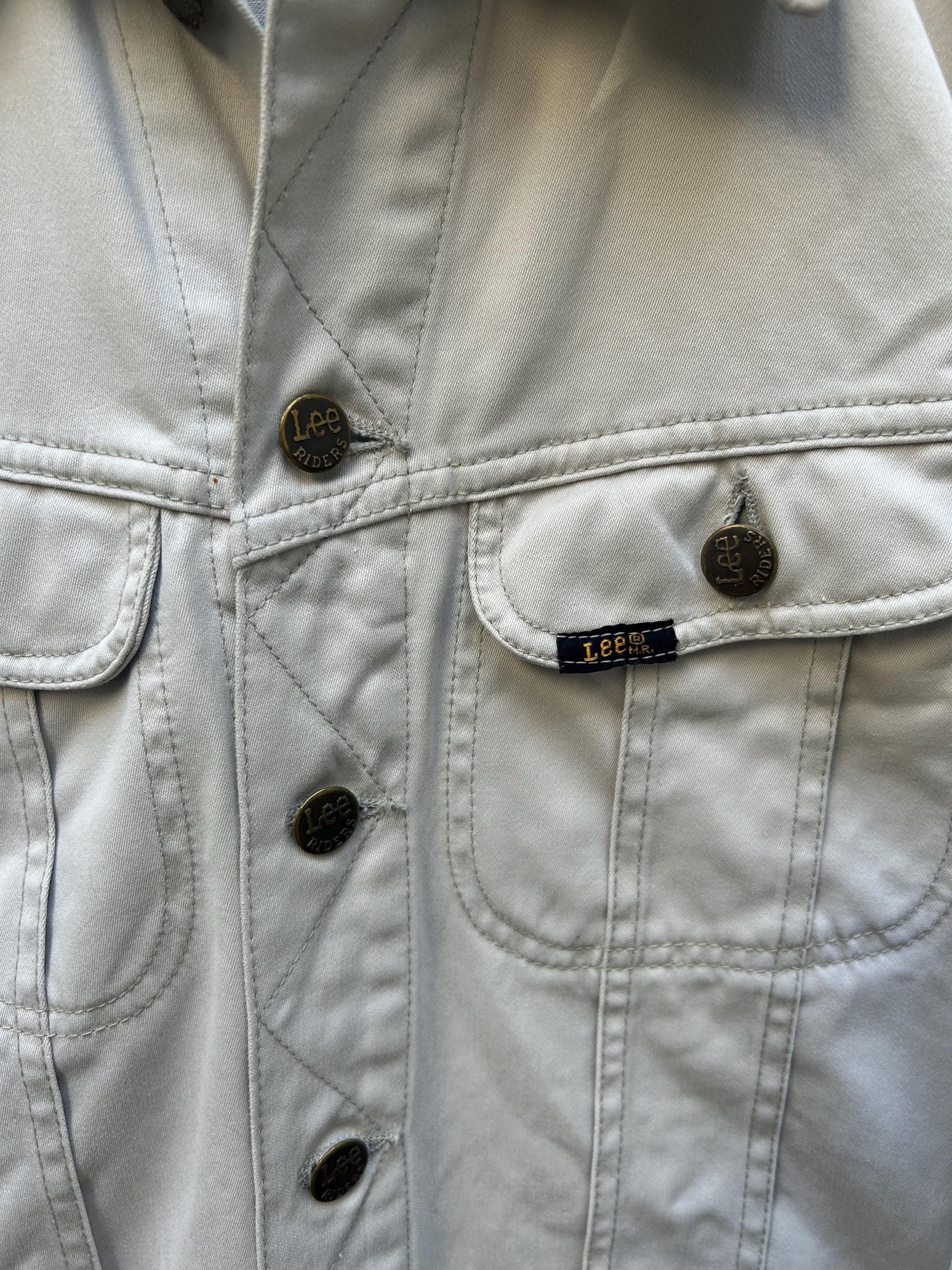 Vintage 90s: Lee 101-J Westerner Cotton Slim Jacket - Beige