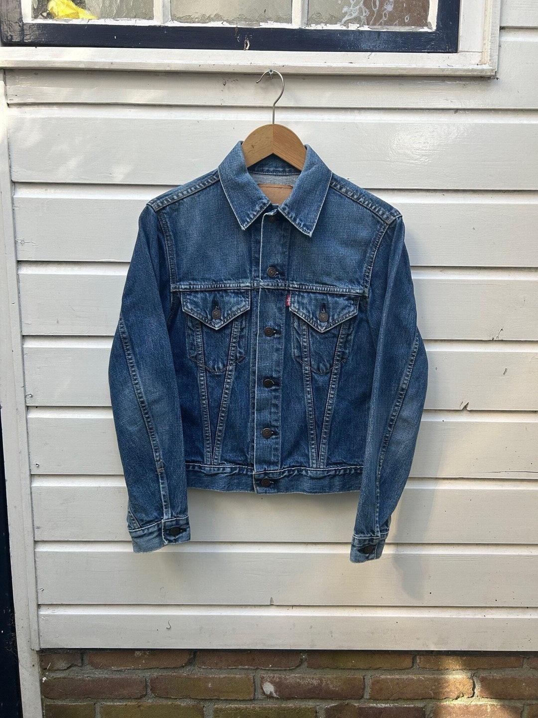 Vintage 90s: Levi's Type III Big E Trucker Denim Jacket - 71557