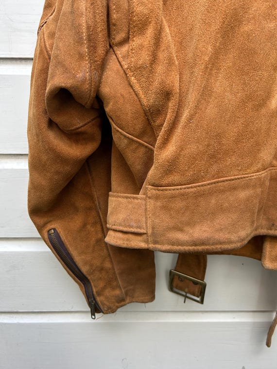 ム*ン様 vintage schott suede leather tracke ム*ン様 vintage schott suede leather tracke ム*ン様 vintage schott