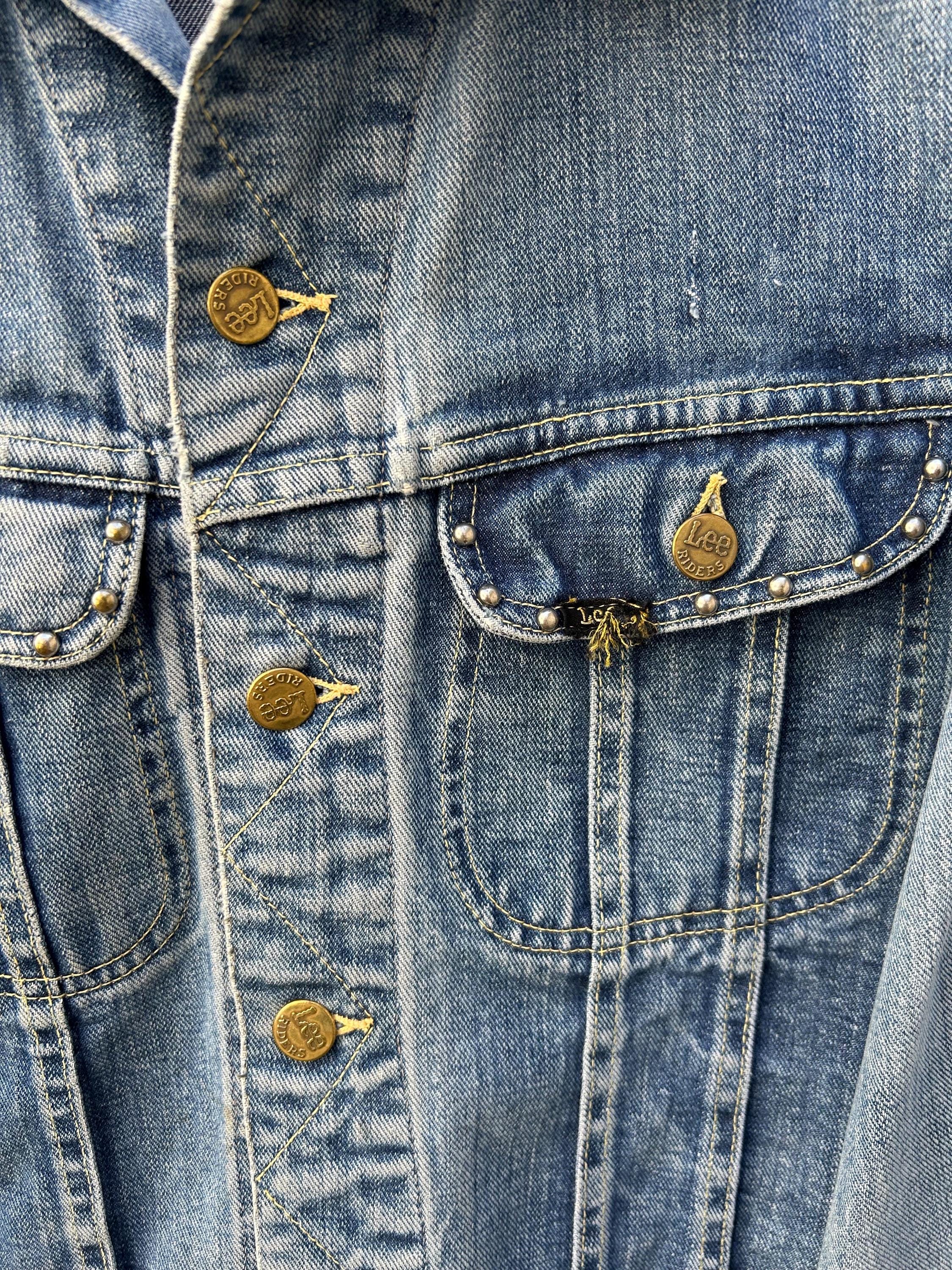 Vintage 70s: Rare Lee 101-J Denim Jacket - Union Made in USA