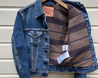 Vintage 00s: Levi's RED Type I Pleated Denim Jacket - Lined