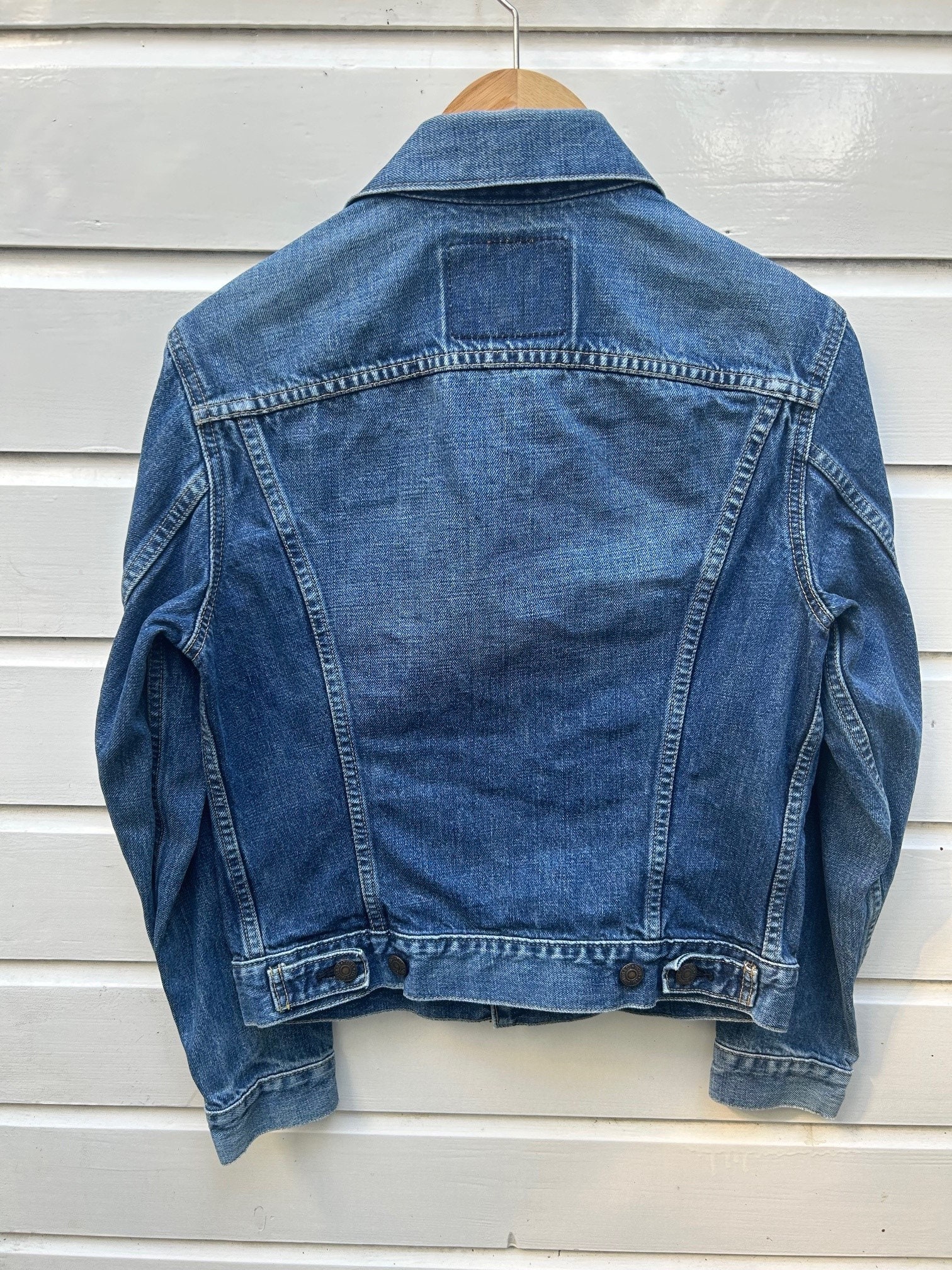 Vintage 90s: Levi's Type III Big E Trucker Denim Jacket - 71557