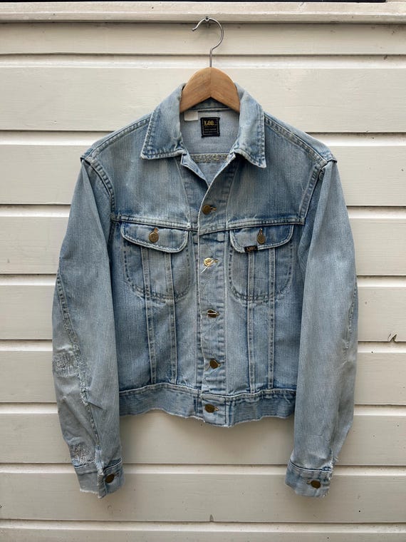 Vintage anos 70: Jaqueta jeans Lee Riders fabricada nos EUA