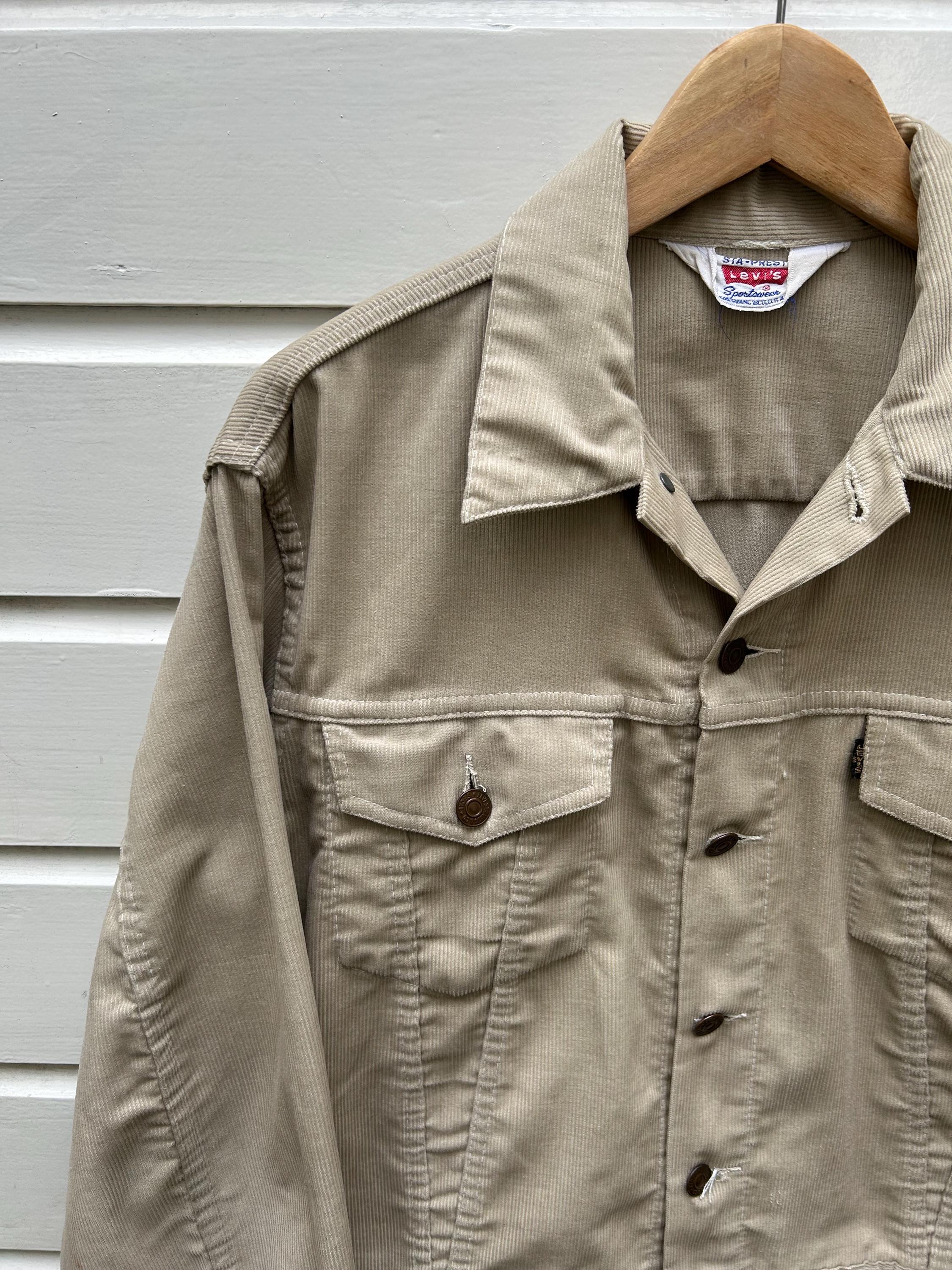 リーバイス LEVI’S スタプレ 60s BIGE コーディロイ Vintage 60s: Rare Levi's Sportswear Big E Corduroy Trucker