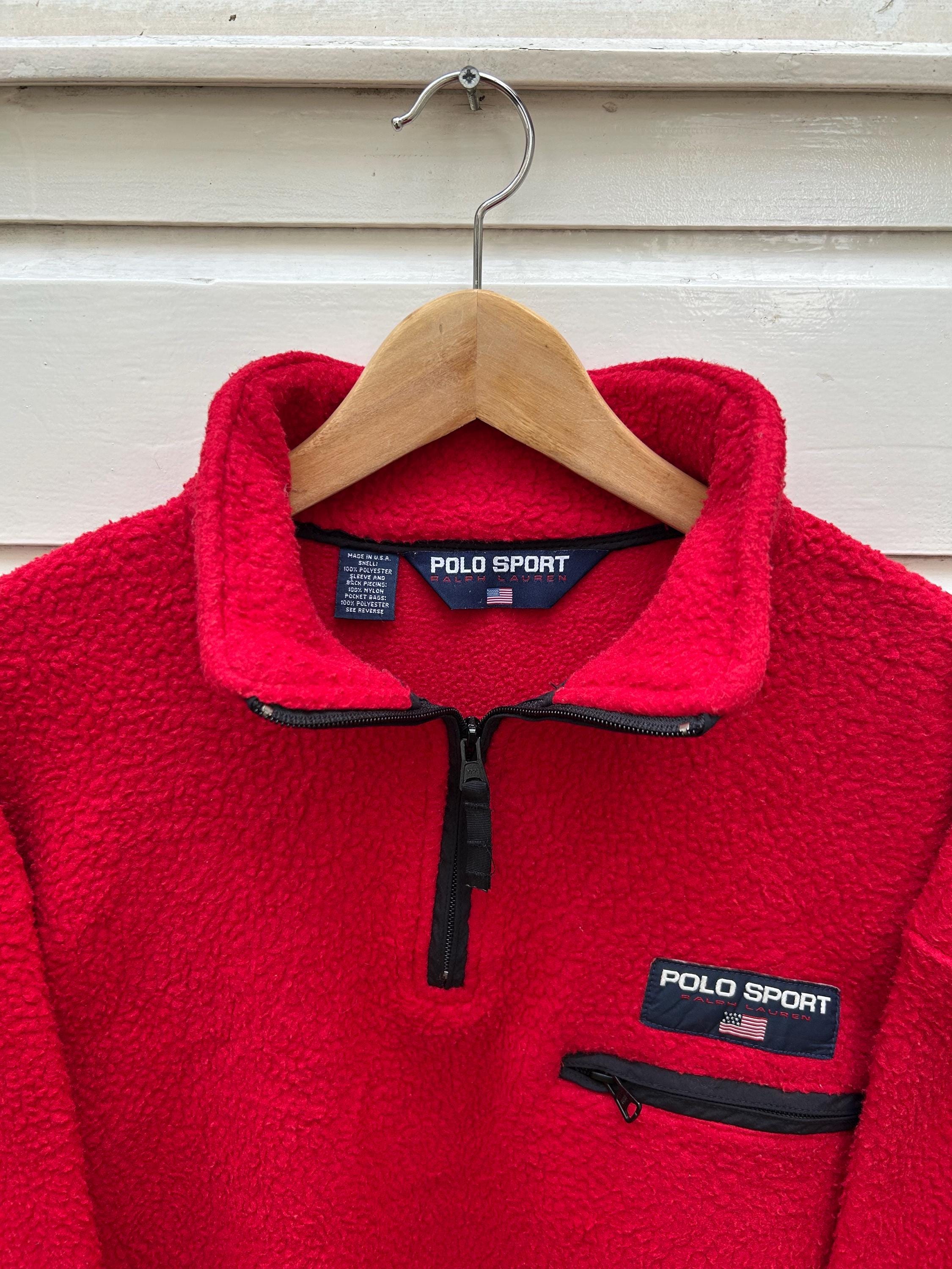 専用　　POLO SPORT ジップフリース ヴィンテージ: Polo Sport by Ralph フリース ジップ付きセーター