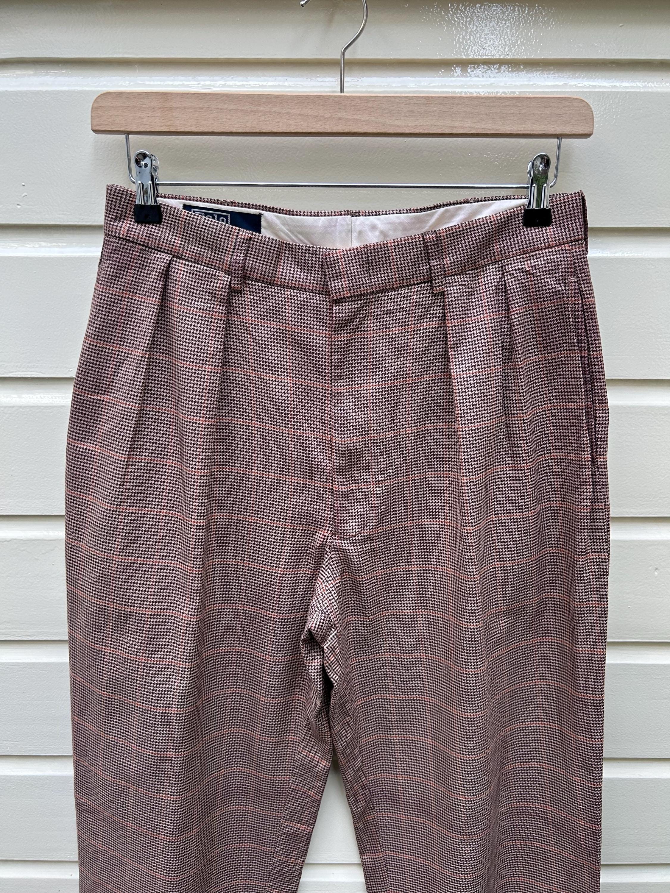 パンツ 90s Polo Ralph Lauren houndstooth slacks Ralph Lauren
