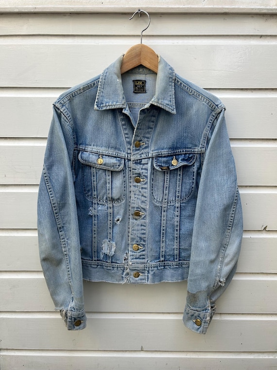 70s lee101jデニムジャケットmade in usa 1st2st3rd Vintage 70s: Lee Riders 101-J Denim Jacket - Union Made in USA