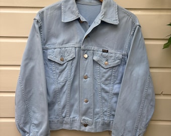 Vintage 70s: Wrangler western denim jacket - made in USA - light blue (40 - M)