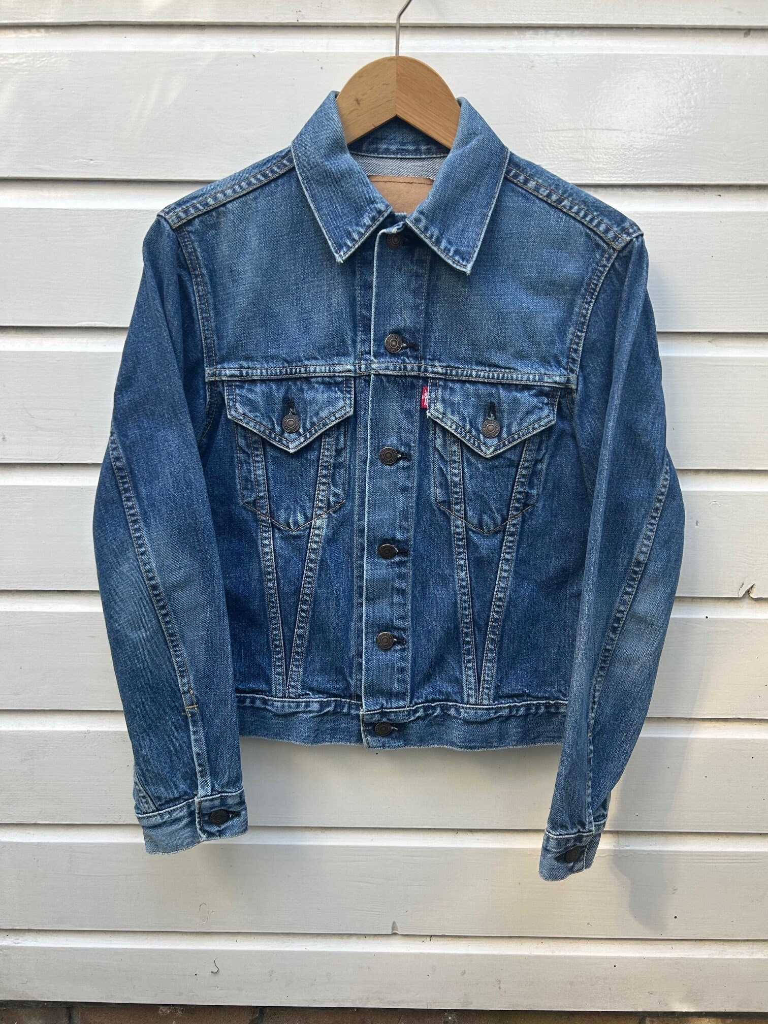 Vintage 90s: Levi's Type III Big E Trucker Denim Jacket - 71557