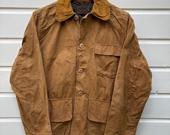 Pantalon d'extérieur vintage SafTbak 36 x 29 fabriqué aux États-Unis des années 90 pour homme fuselé orange - France