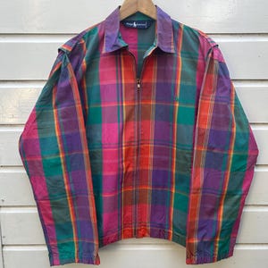 ジャケット・アウター 90s Polo By Ralph Lauren 2nd Type Jacket Vintage 90s: Polo by Ralph Lauren Zipped Harrington Jacket