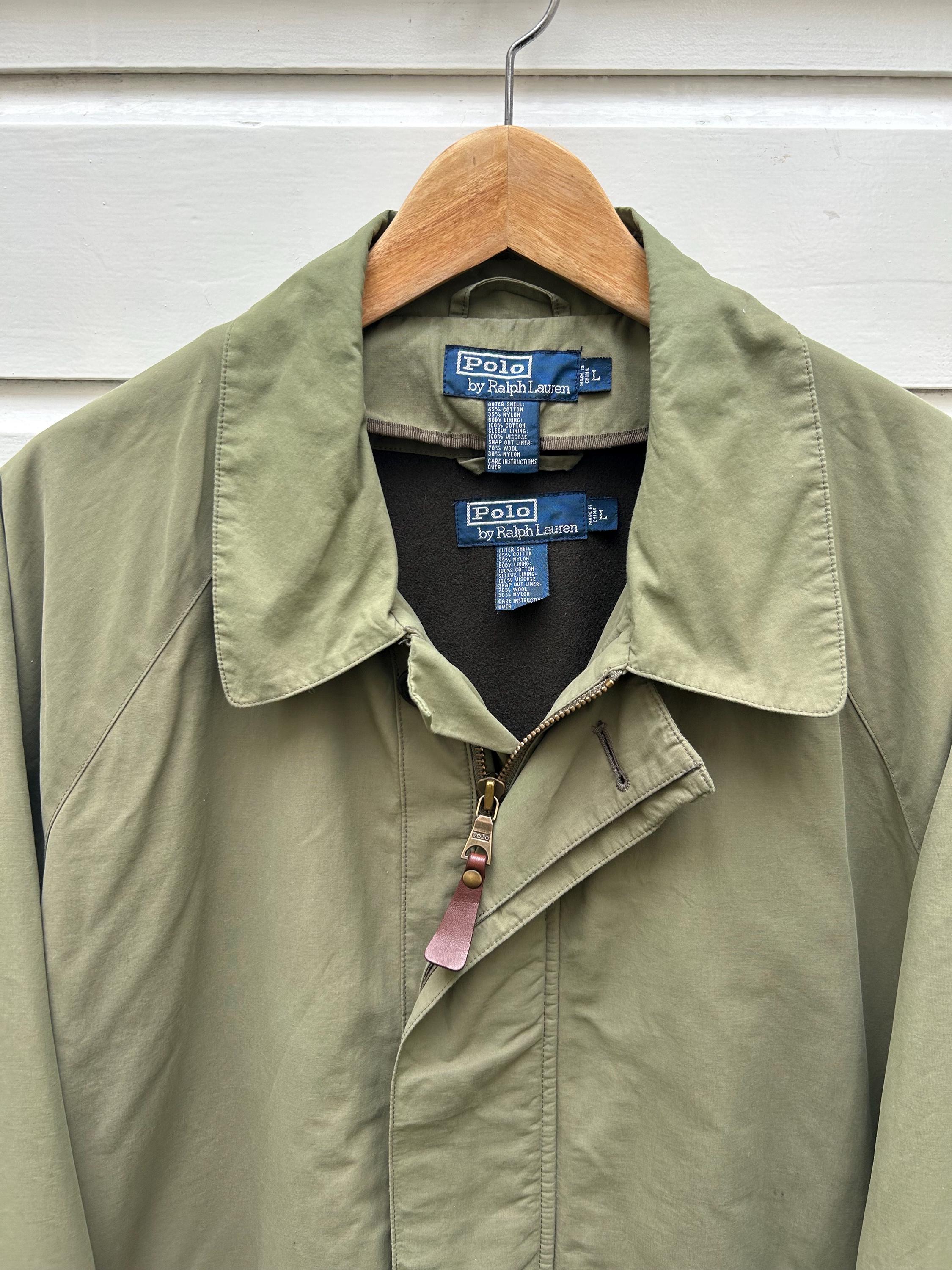 ジャケット・アウター ralph lauren cotton jacket 90s Vintage 90s: Polo by Ralph Lauren Zipped Jacket - With Liner