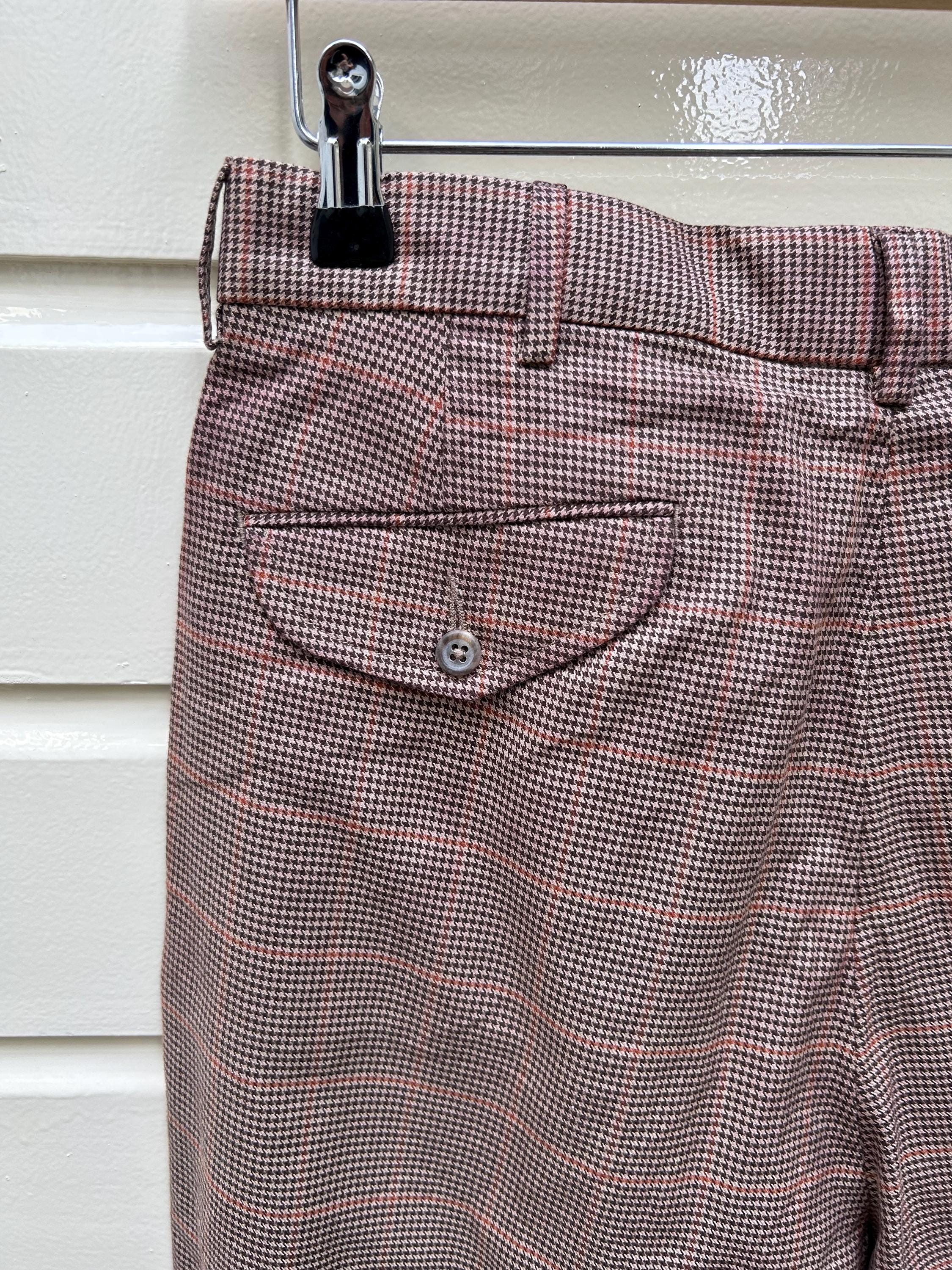 Vintage 90s: Polo by Ralph Lauren Pleated Houndstooth Pants - 100