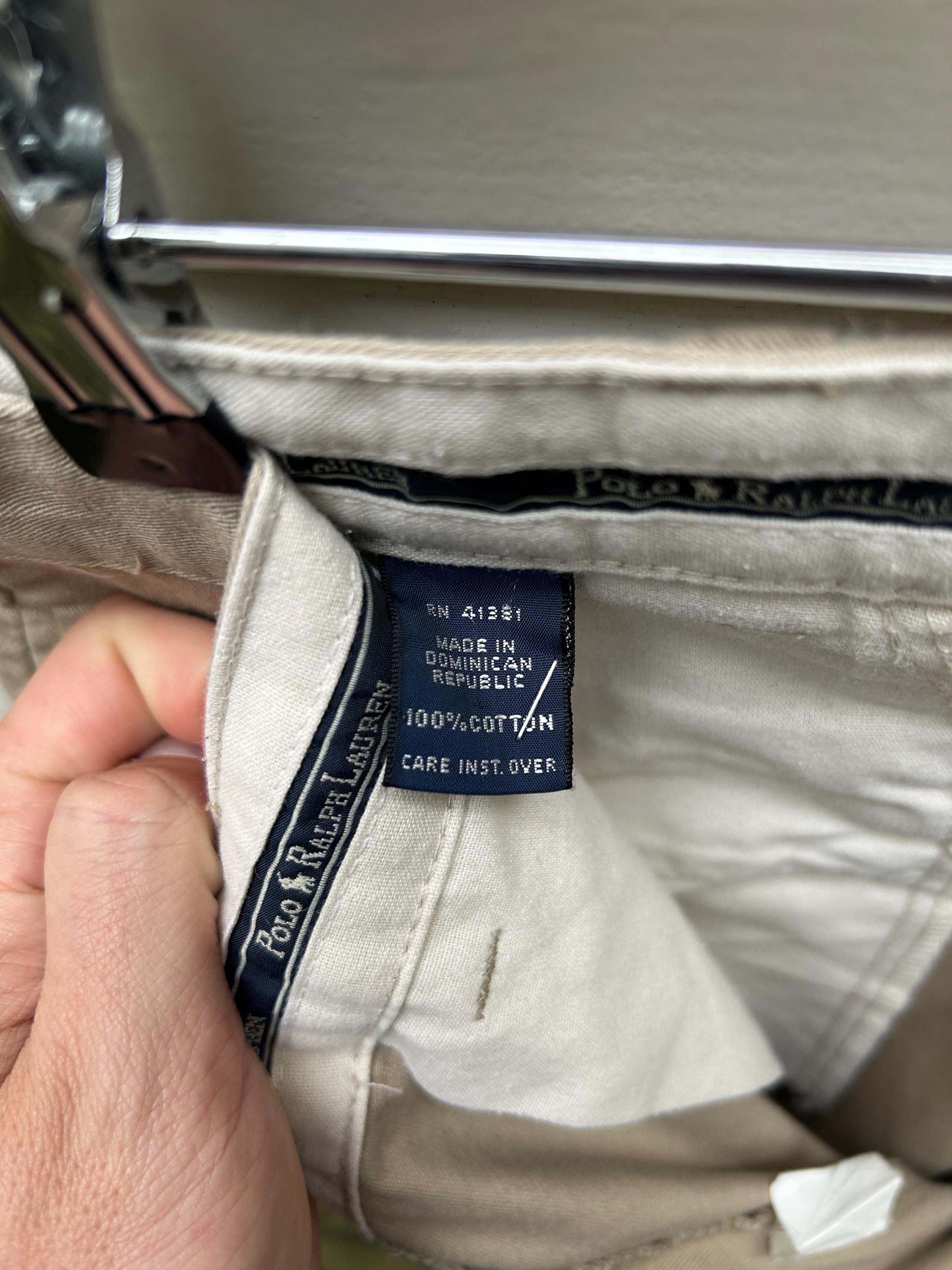 Vintage 90s: Polo by Ralph Lauren Pleated Chino Pants