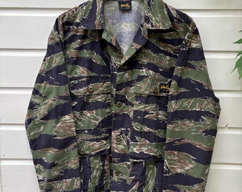 Stan Ray ripstop-repro USMC jungle jacket - Tiger Stripe  - made in USA (M)