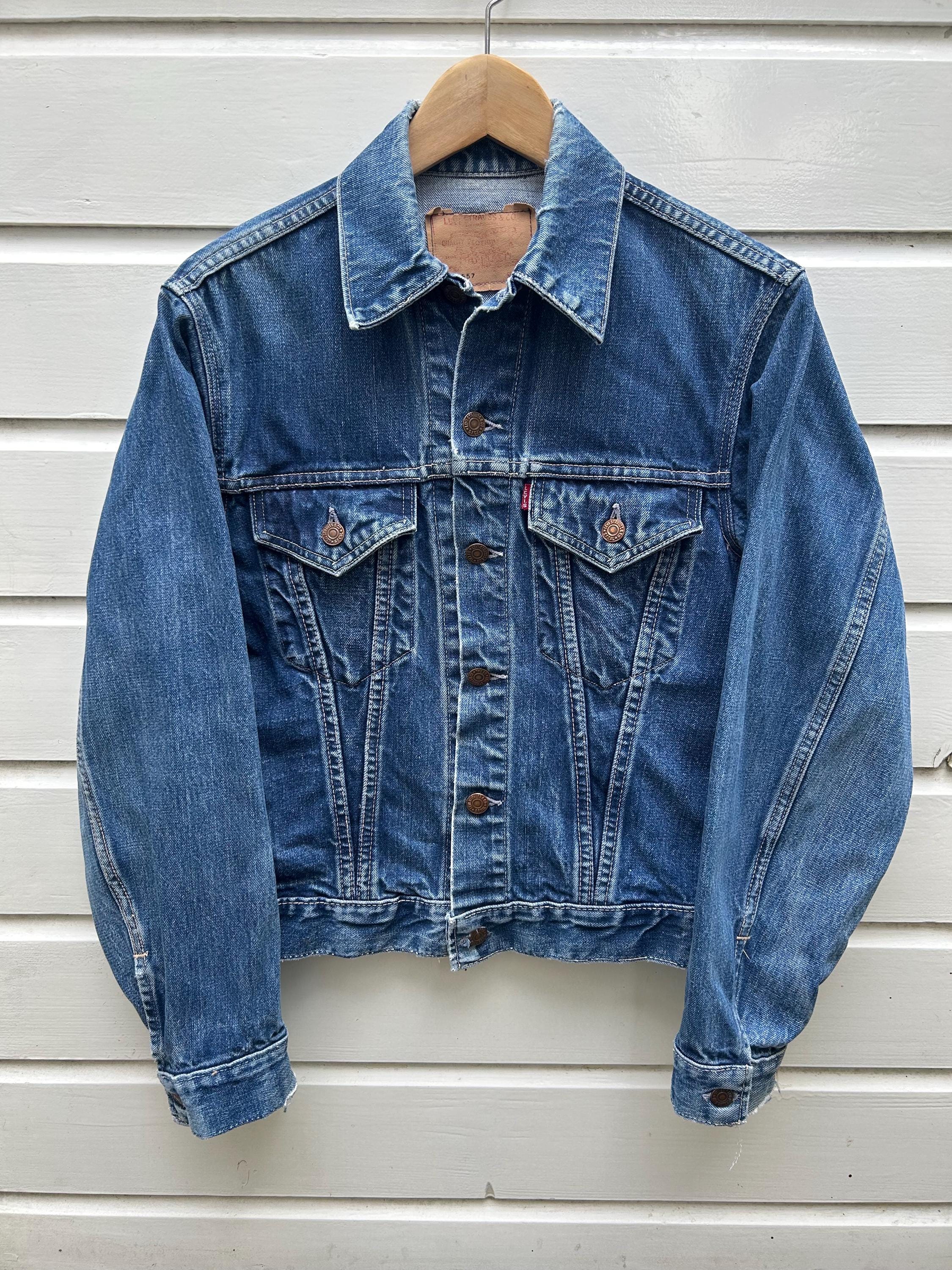 Vintage 60s Levi's 557 Big E Denim Trucker Jacket - Type III