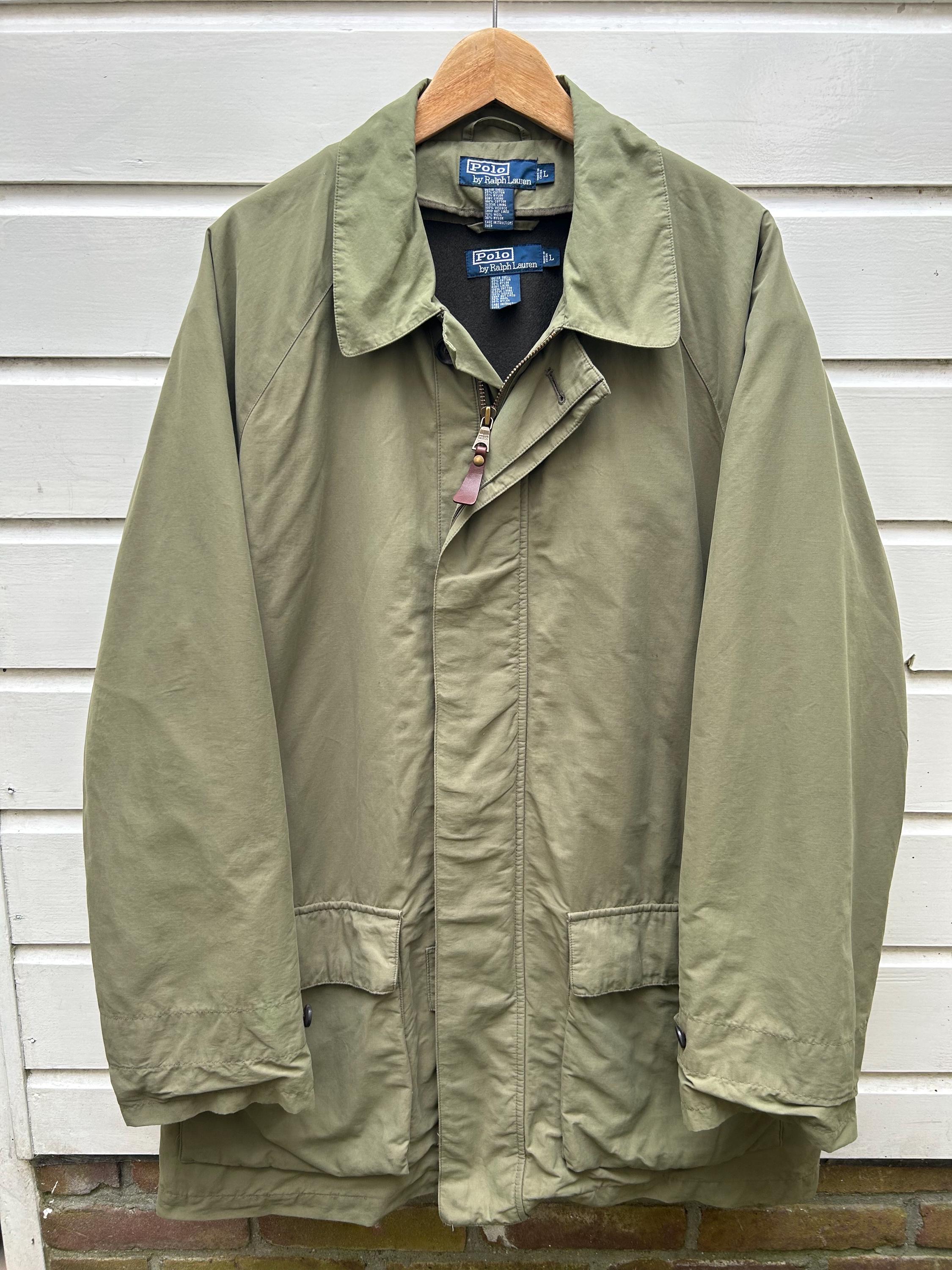 ジャケット・アウター ralph lauren cotton jacket 90s Vintage 90s: Polo by Ralph Lauren Zipped Jacket - With Liner