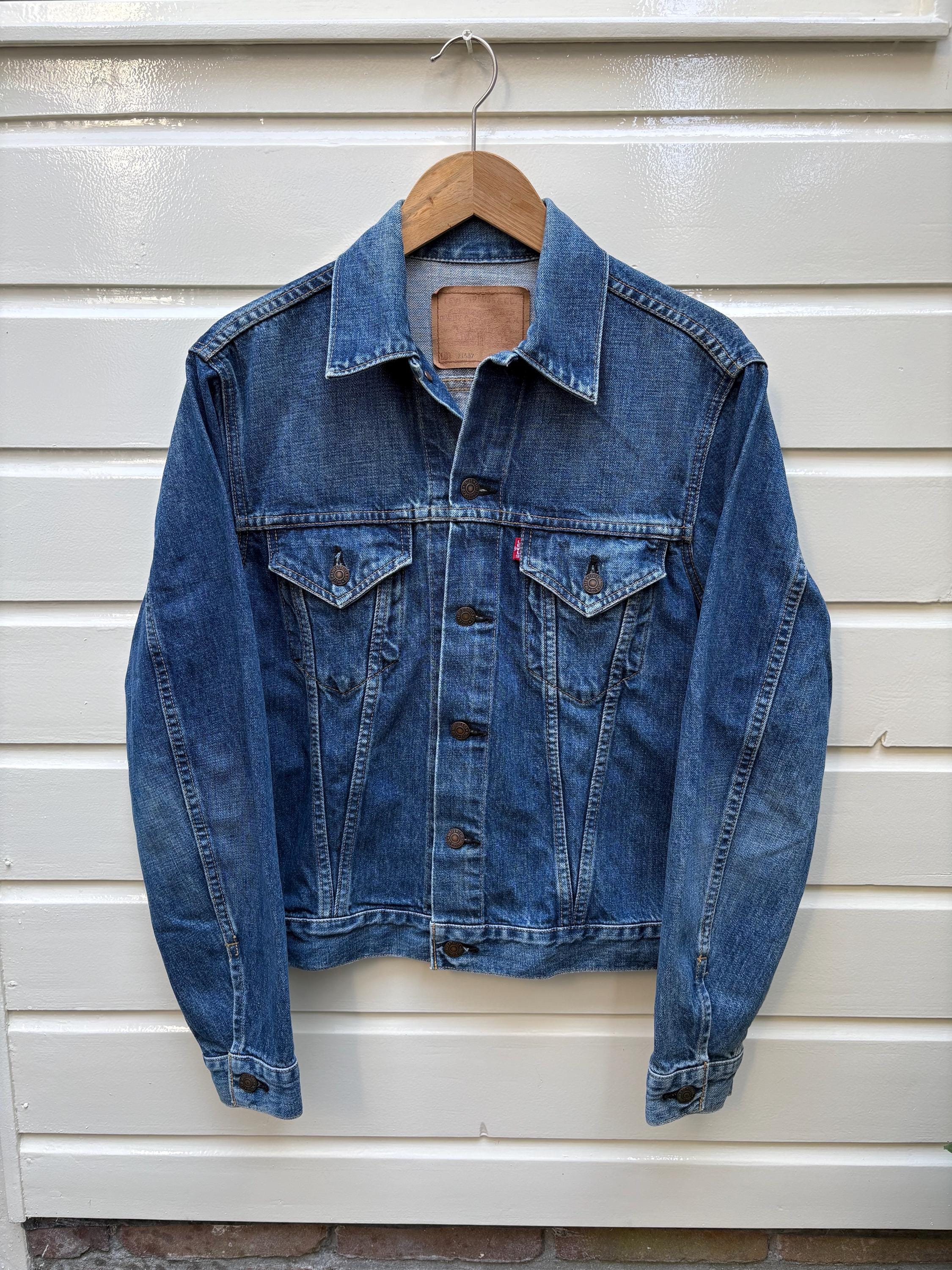 90s LEVIS 71557 557XX BIGE denim jacket 【公式通販】