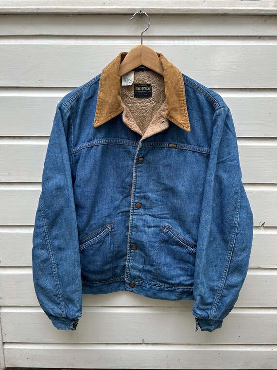 Vintage 70s: Maverick Sherpa Denim Jacket - Made in USA Vintage 70s: Maverick Sherpa Denim Jacket - Made in USA