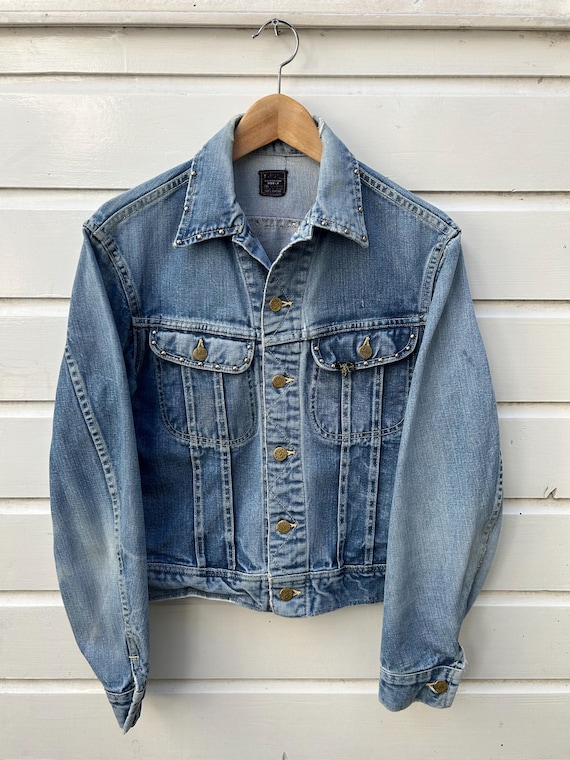 ジャケット・アウター LEE / 90's 101-J denim coverall jacket Vintage Lee Riders 101-J Dark Wash Jean Jacket 42 REG Union Tag