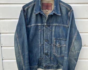 Vintage 00s: Levi's RED Type I Pleated Denim Jacket - Lined