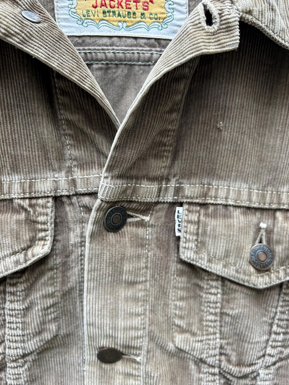 Vintage 60s: Levi's Big E Corduroy Trucker Jacket - Brown - Made