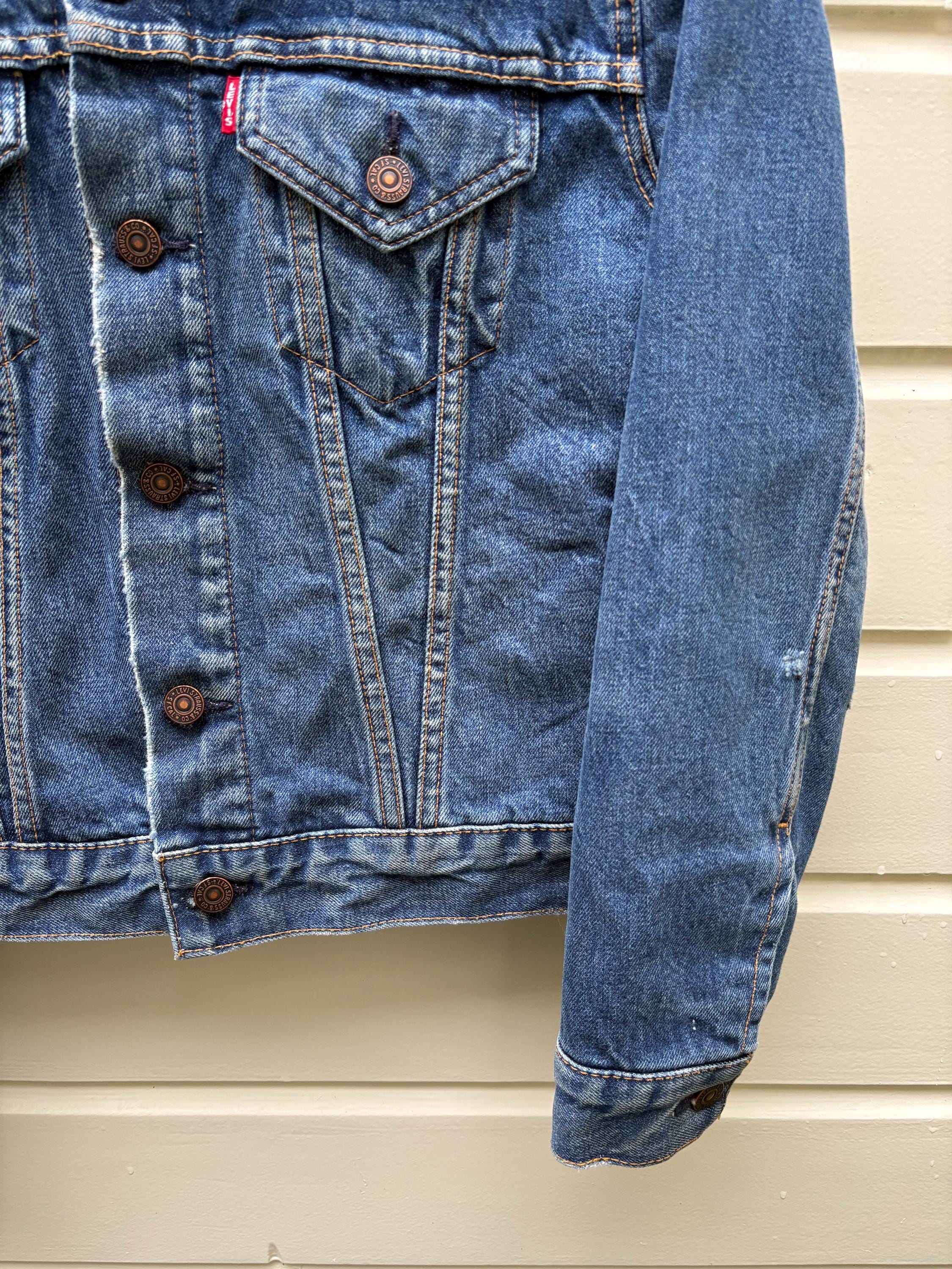 Levi's LVC 559 Blanket Lined Denim Trucker Jacket (S) - Etsy