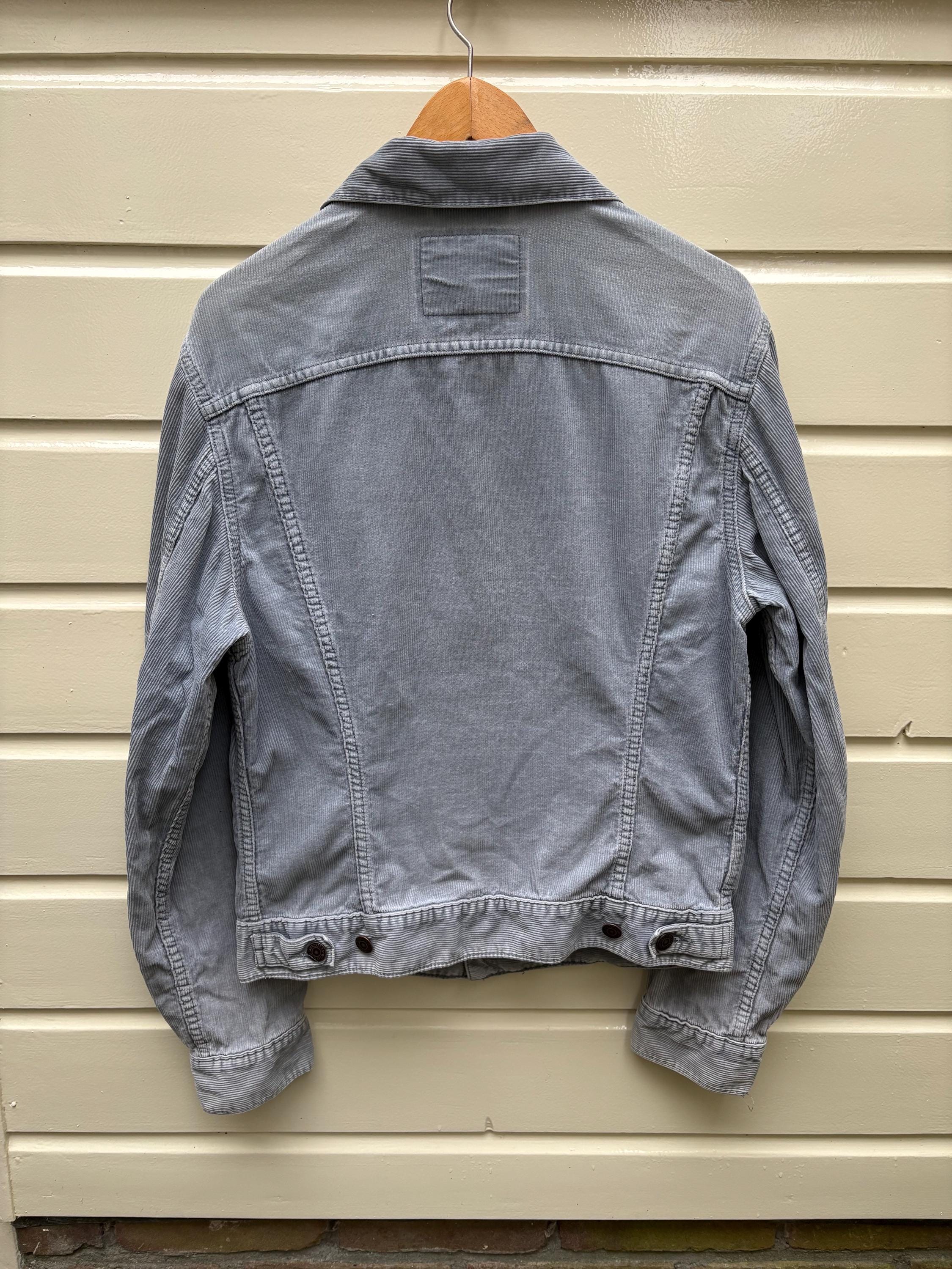 Vintage 90s: Levi's Corduroy Trucker Jacket - 70500 - Blue / Grey