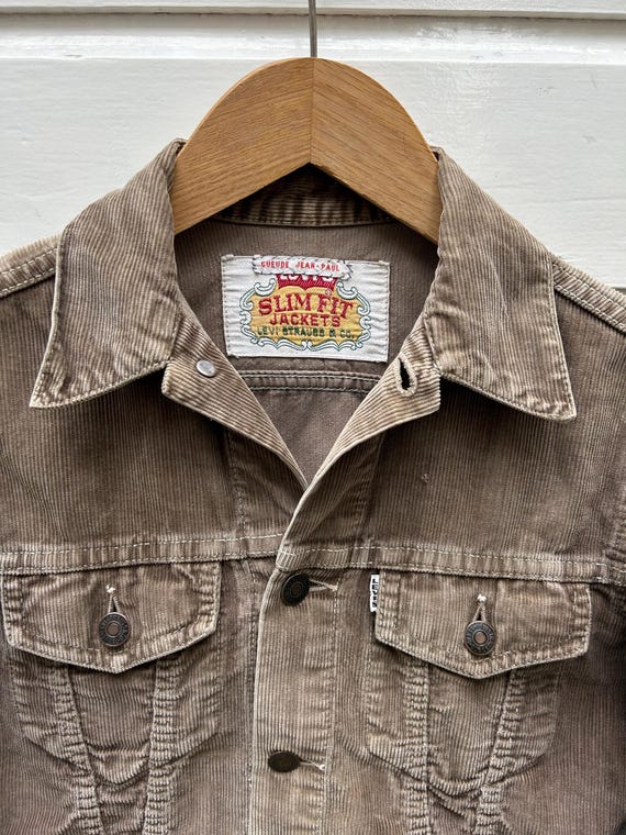 Vintage 60s: Levi's Big E Corduroy Trucker Jacket - Brown - Made