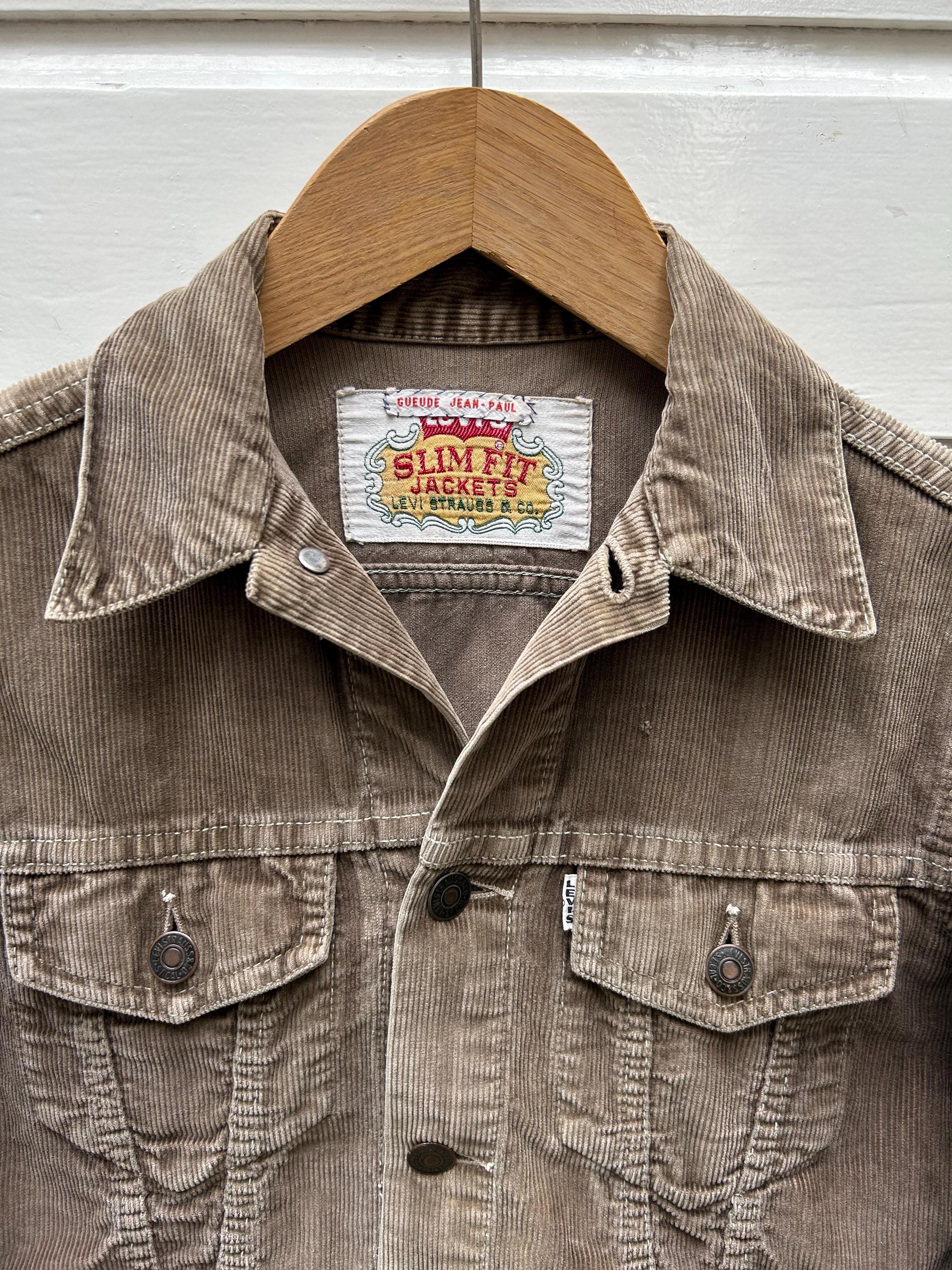 Vintage 60s: Levi's Big E Corduroy Trucker Jacket - Brown - Made