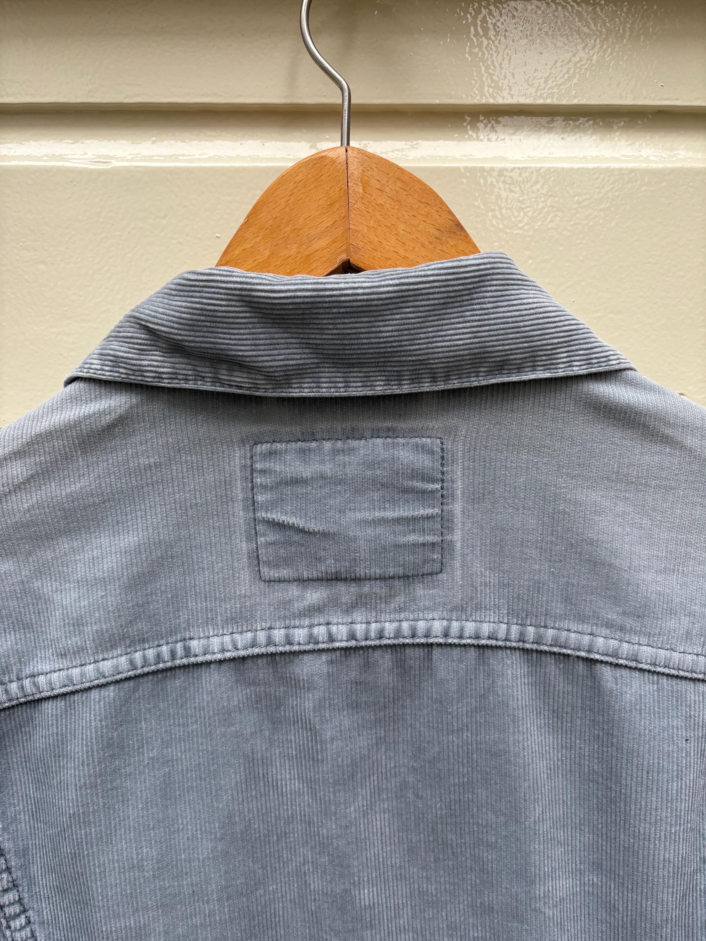 Vintage 90s: Levi's Corduroy Trucker Jacket - 70500 - Blue / Grey