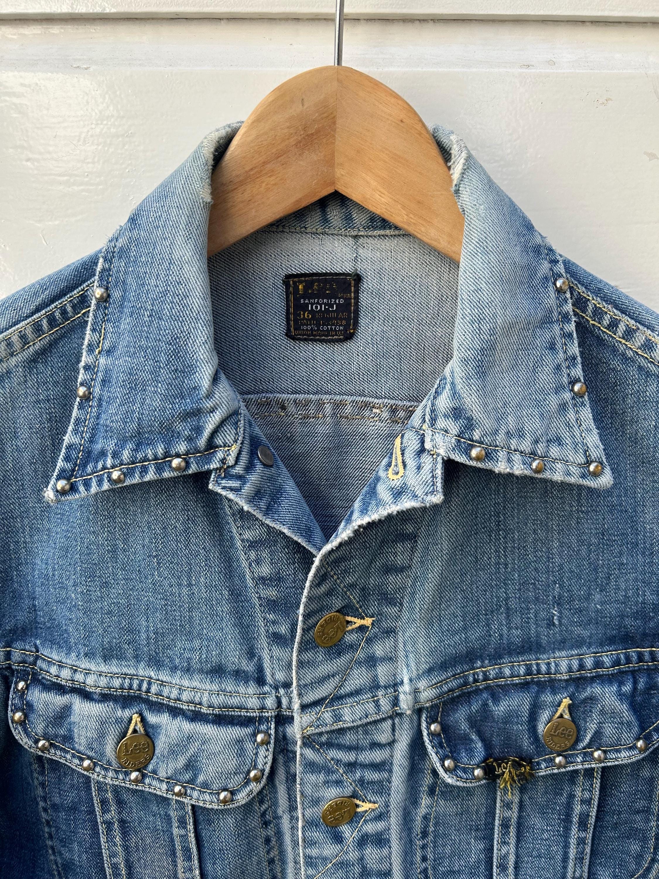Vintage 70s: Rare Lee 101-J Denim Jacket - Union Made in USA Vintage 70s: Rare Lee 101-J Denim Jacket - Union Made in USA