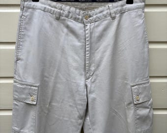 Vintage 90s: Polo by Ralph Lauren cargo chino pants - kincaid pant - cotton (33/34)