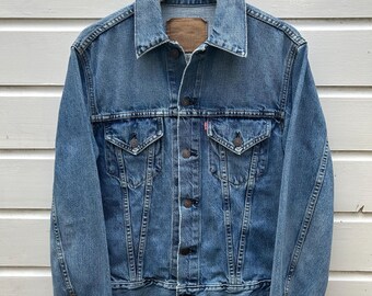 Vintage 70s Levi's for Gals Ladies Denim Shirt Jacket Dark
