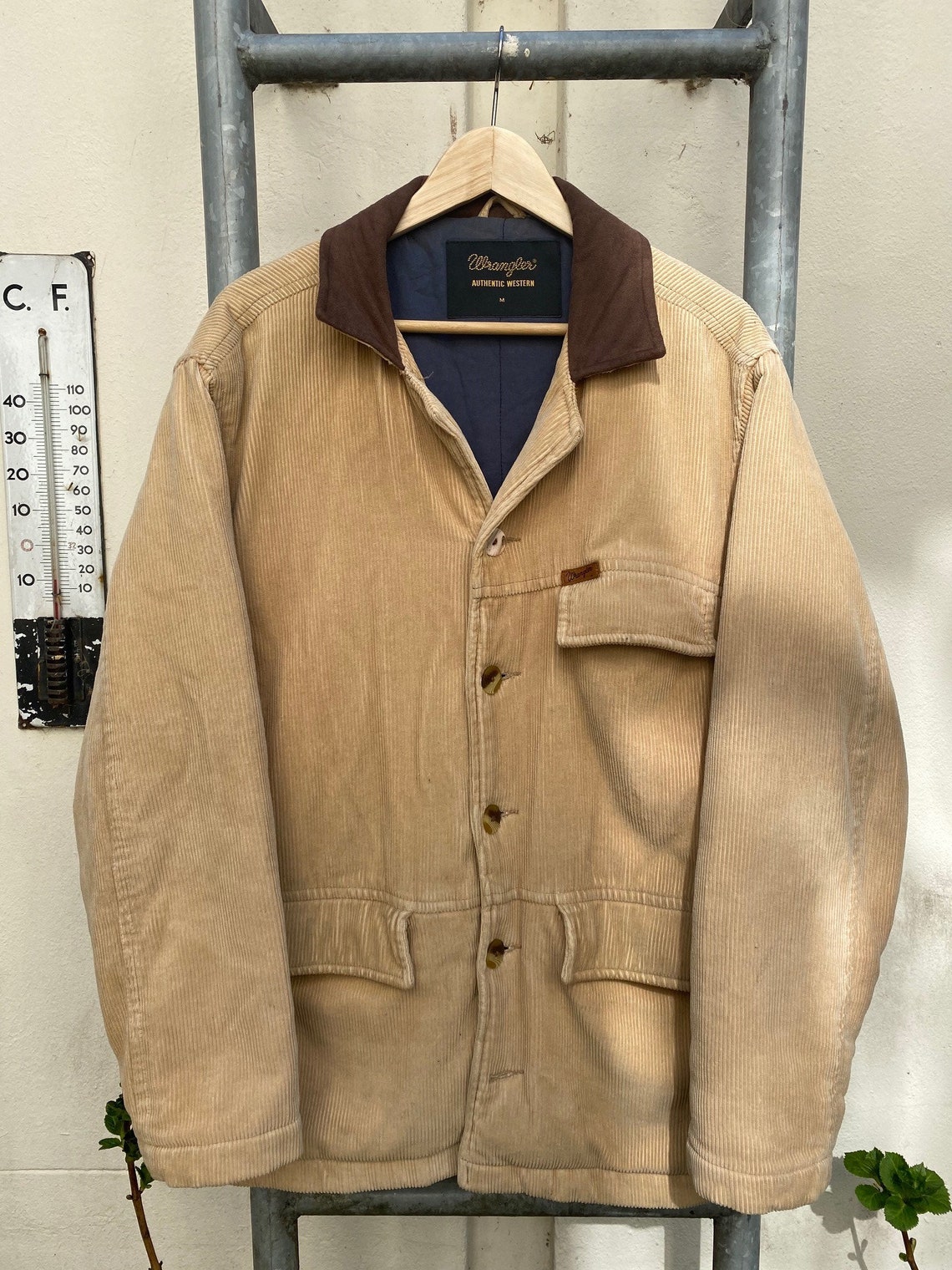 Vintage 90s: Wrangler corduroy jacket M/L | Etsy