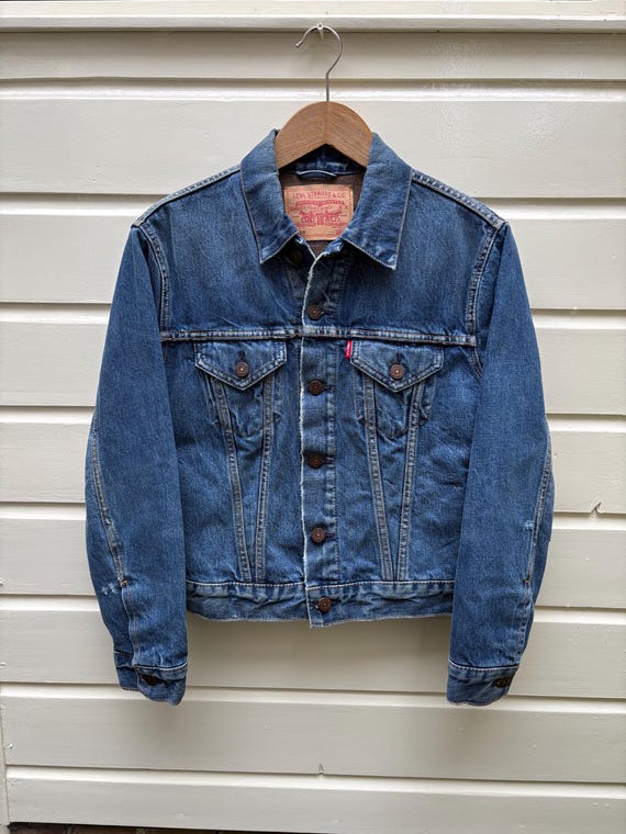 Levi's LVC 559 Blanket Lined Denim Trucker Jacket (S) - Etsy