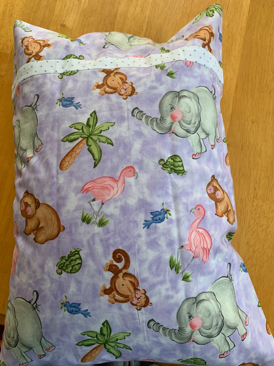 Zoo animals toddler cotton pillowcase Etsy