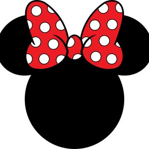 Adicione charme aos seus projetos de artesanato com este adorável design de cabeça de Mini Mouse! Perfeito para adicionar um toque de fofura às suas criações!