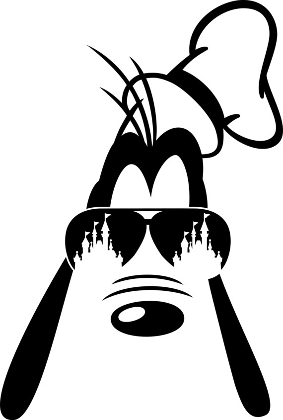 Goofy Mit Brille Etsy