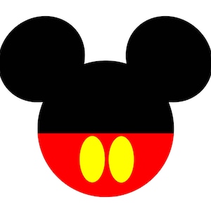 Verleihen Sie Ihren Bastelprojekten mit diesem bezaubernden Micky-Maus-Kopf-Design Charme! Perfekt, um Ihren Kreationen einen Hauch von Niedlichkeit zu verleihen!