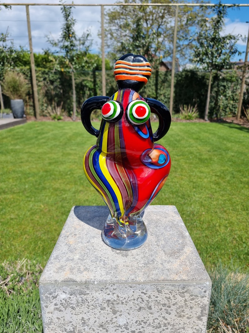 Colorfull glass art sculpture Glass figurines image 3