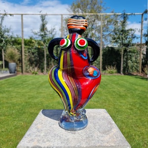 Colorfull glass art sculpture Glass figurines image 1