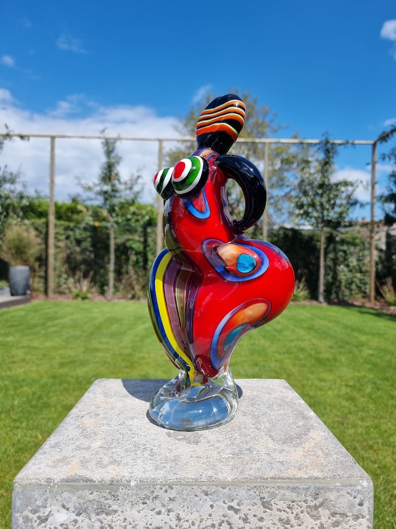 Colorfull glass art sculpture Glass figurines image 8