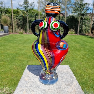 Colorfull glass art sculpture Glass figurines image 9