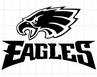 Download Free Philadelphia Eagles Decal Etsy SVG Cut Files