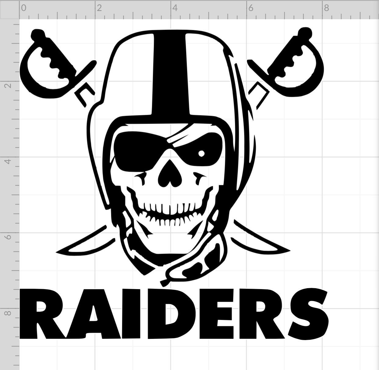 Raiders Logo Decal