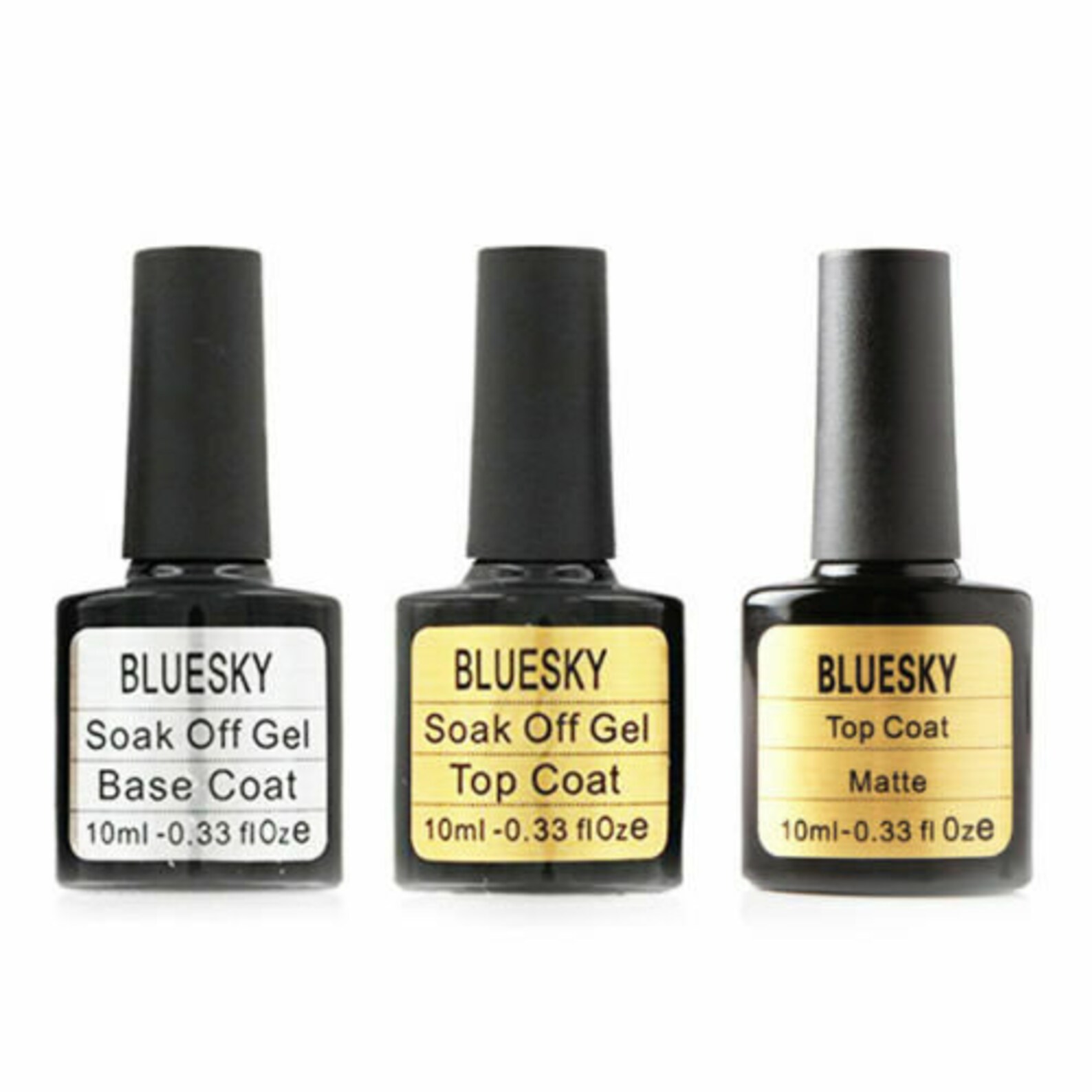 New Bluesky Top Matte Top and Base Coat Nail Gel Polish Etsy